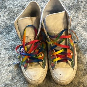 Pride High top Converse size 9